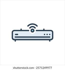 Vector colorful icon for wifi