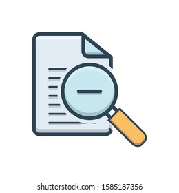 Vector colorful icon for zoom