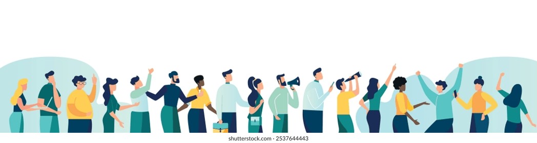 Vector colorful illustration of communication via the Internet, social networking,chat, video,news,messages,web site, search friends, mobile web graphics vector