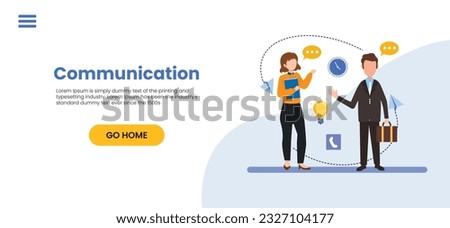 Vector colorful illustration of communication via the Internet, social networking, chat, video, news, messages, web site, search friends, mobile web graphics vector