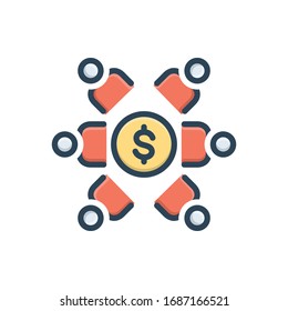 Icono de ilustración de color vectorial para 