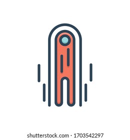 Vector colorful illustration icon for vector
