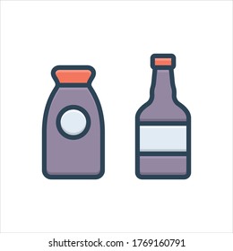 Vector colorful illustration icon for or