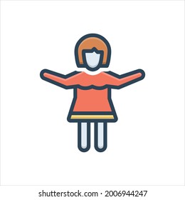 Vector colorful illustration icon for  so