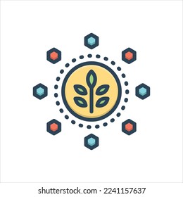 Vector colorful illustration icon for affecting