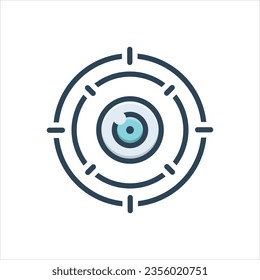 Icono de ilustración de color vectorial para