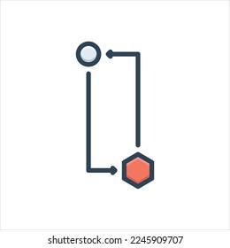Vector colorful illustration icon for alternatives