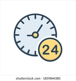 Vector colorful illustration icon for any
