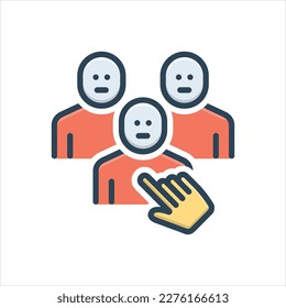 Vector colorful illustration icon for anyone