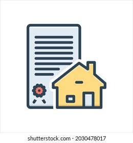 Vector colorful illustration icon for  aspect