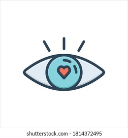 Vector colorful illustration icon for attractive