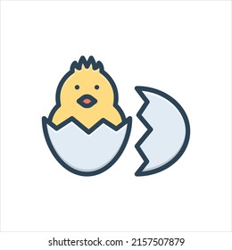 Vector colorful illustration icon for beginner