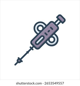 Vector colorful illustration icon for biopsy