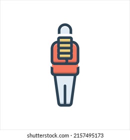 Vector colorful illustration icon for bringing