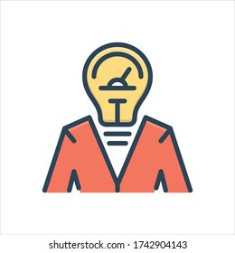 Vector colorful illustration icon for capacity