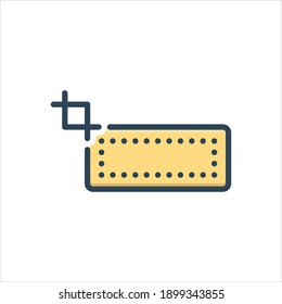 Vector colorful illustration icon for capture