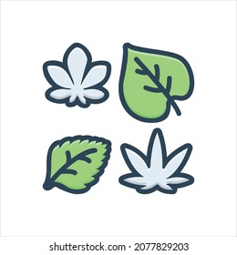 Vector colorful illustration icon for collectible