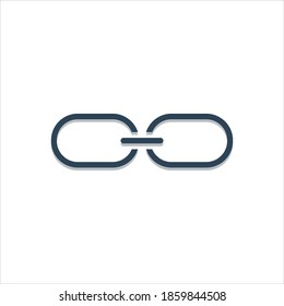 Vector colorful illustration icon for connect