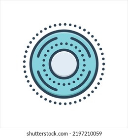 Vector colorful illustration icon for consistently