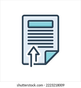 Vector colorful illustration icon for context