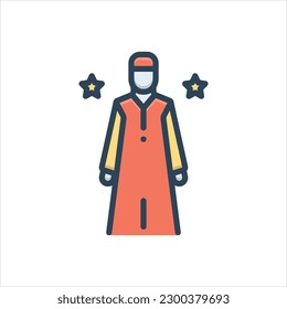 Icono de ilustración de color vectorial para personalizado