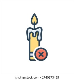 Icono de ilustración de color vectorial para oscuro