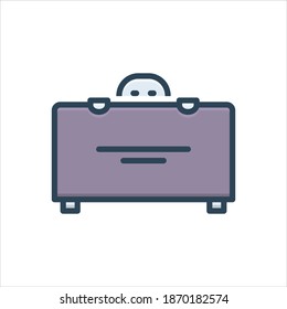 Vector colorful illustration icon for disappear