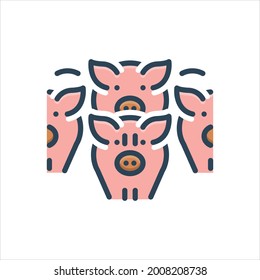Vector colorful illustration icon for  drove
