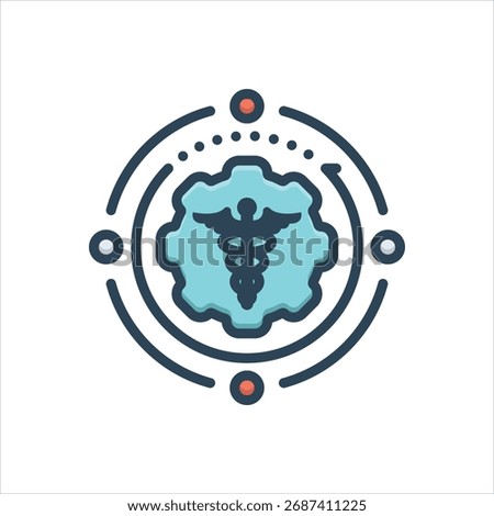 Vector colorful illustration icon for effectiveness