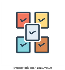 Vector colorful illustration icon for every
