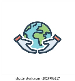 Vector colorful illustration icon for everything