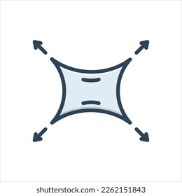 Icono de ilustración de color vectorial para extensiones
