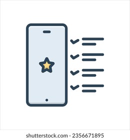 Icono de ilustración de color vectorial para la función