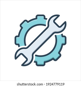 Icono de ilustración de color vectorial para correcciones
