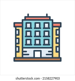 Vector colorful illustration icon for  flat