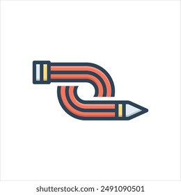 Vector colorful illustration icon for flexibility