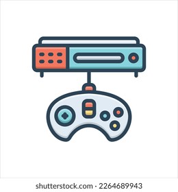 Icono de ilustración de color vectorial para génesis