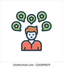 Vector colorful illustration icon for greatly