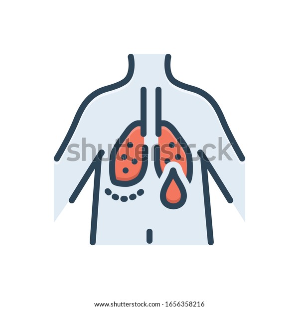 低酸素血症のベクター画像のカラフルなイラストアイコン のベクター画像素材 ロイヤリティフリー