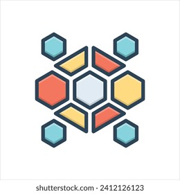Icono de ilustración de color vectorial para la implementación