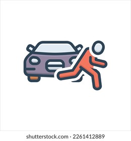 Vector colorful illustration icon for instance