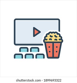 Vector colorful illustration icon for  intervals