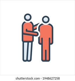 Vector colorful illustration icon for  introduce