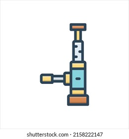 Icono de ilustración de color vectorial para jack