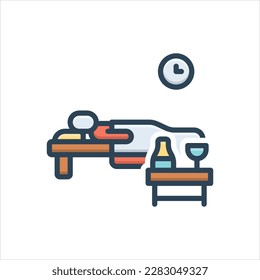 Vector colorful illustration icon for leisure