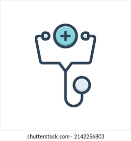 Vector Colorful Illustration Icon For Medicaid