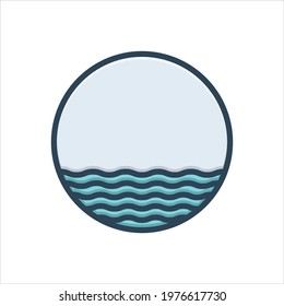 Vector colorful illustration icon for minimum