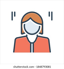 Vector colorful illustration icon for ms