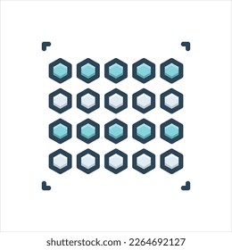 Vector colorful illustration icon for much