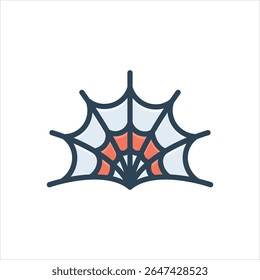 Vector colorful illustration icon for net